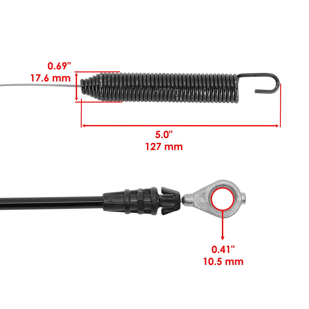 Deck Engagement PTO Cable Replacement for John Deere Lawn Mower (2008–2012)