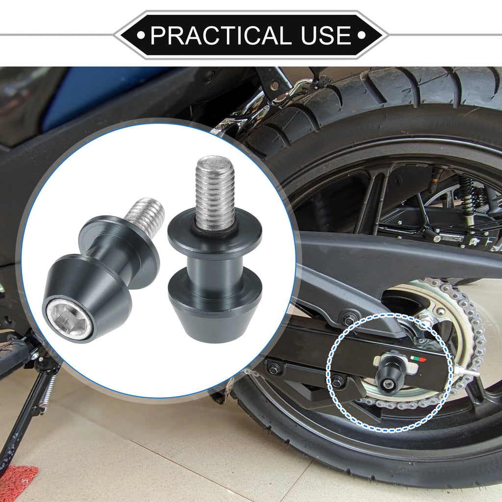 Motorbike Swingarm Spools 10mm CNC Replacement for 2010–2019 Universal Pair