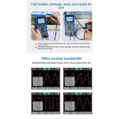 Digital Multimeter with 2600mAh Battery for Automotive Use