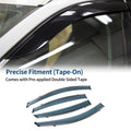 Window Deflectors Side Vent Visors for Hyundai Accent Sedan (2012–2017)