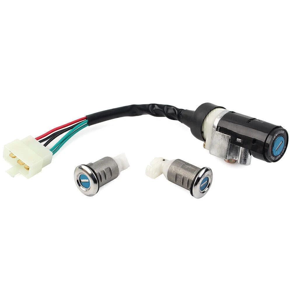 5-Wire Ignition Switch Lock Key Set for GY6 50cc Scooter (2000–2023)