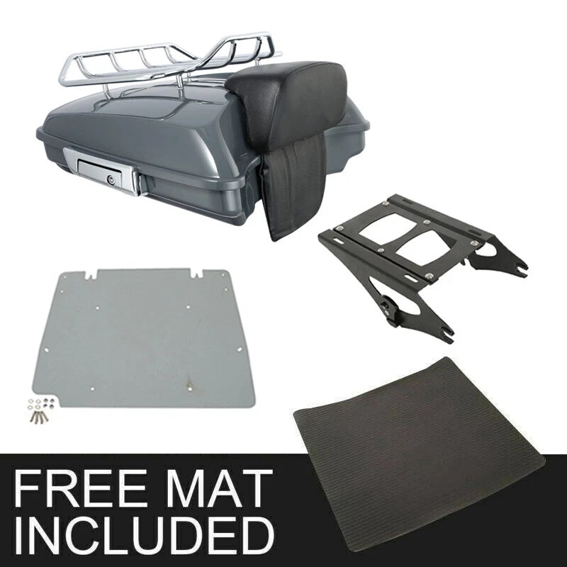 Trunk Pad Mount Rack Base Plate for Harley Touring (2014–2026)