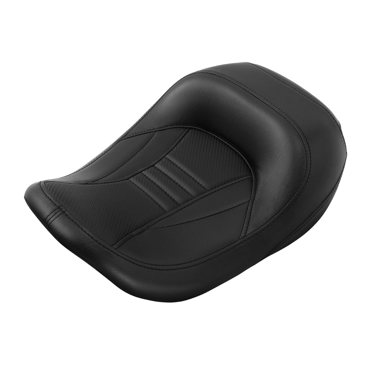 Driver Solo Rider Seat & Backrest Pad for Harley Touring Baggers (2008–2024)