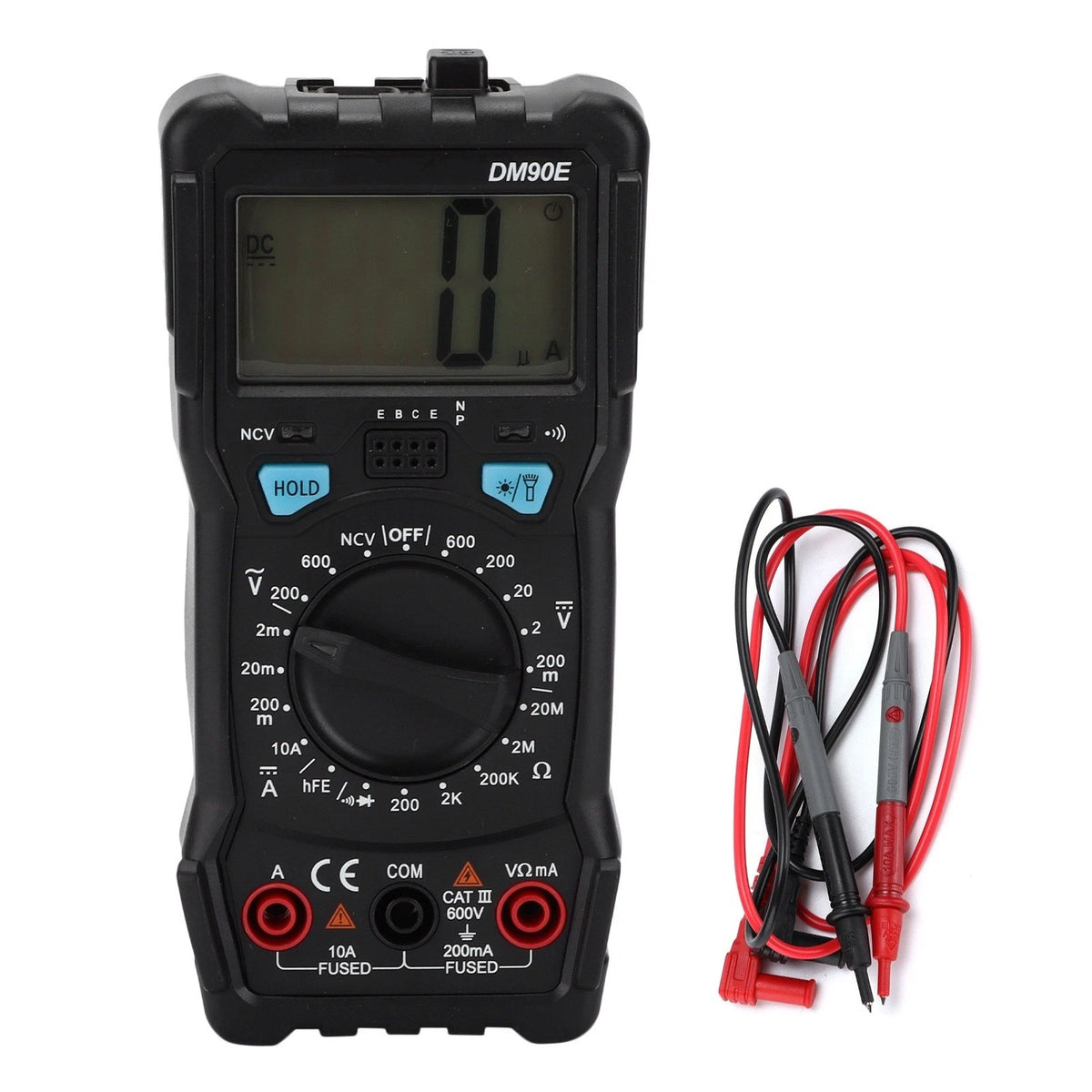 DM90E Digital Multimeter with NCV 90V to 1000VAC