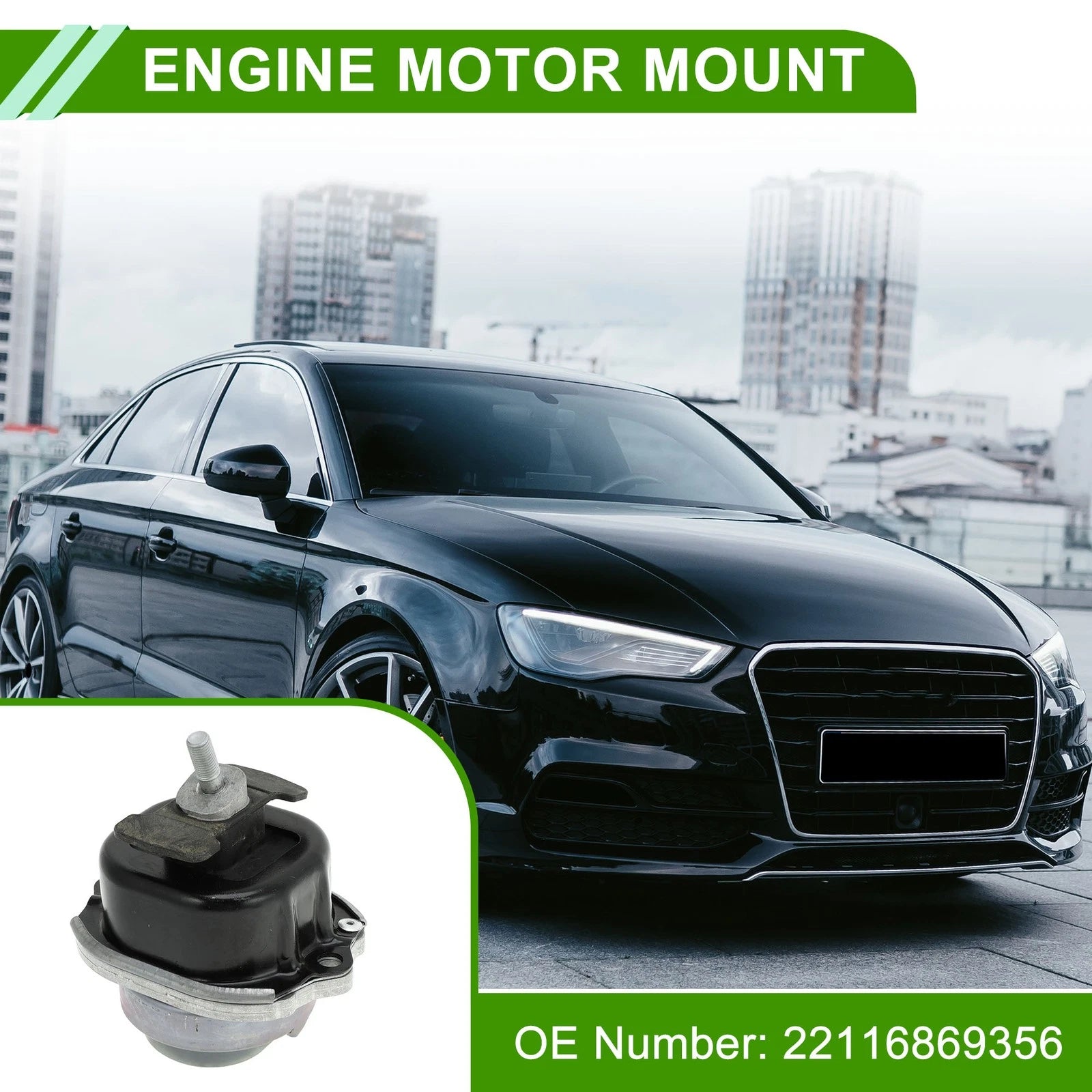 Engine Motor Mount Replacement for BMW X5 F15 2014–2018 28i