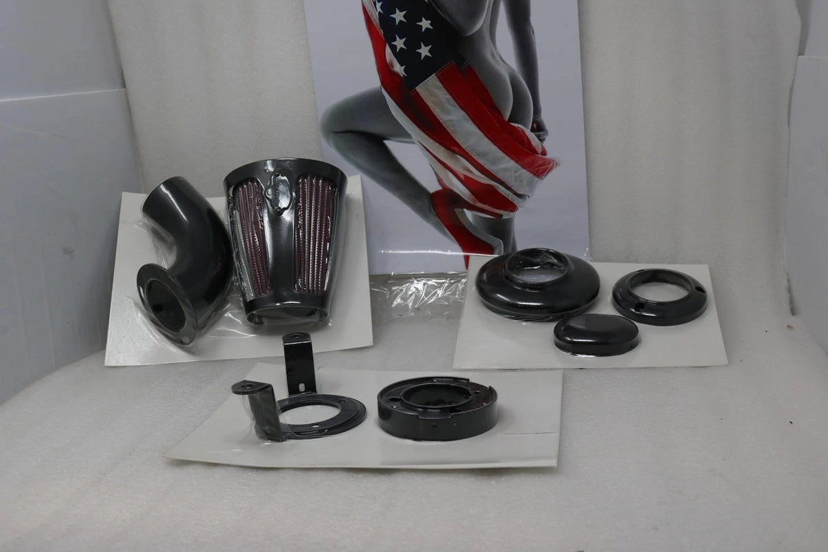Vance & Hines 90 Degree Air Intake Black VH7054 for Harley (1991–2000)