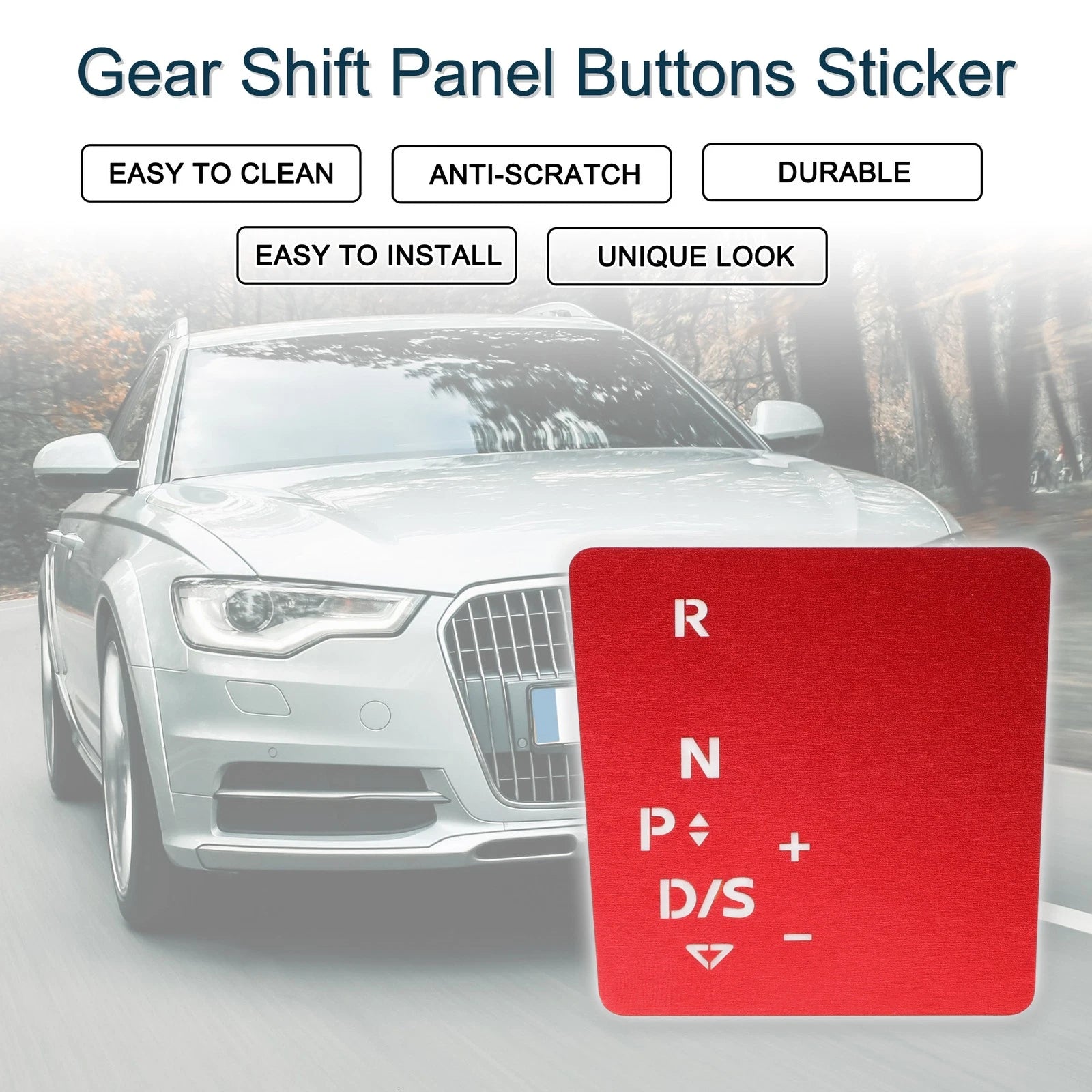 Gear Shift Panel Buttons Replacement for Audi A6 S6 A7 S7 Q7 SQ7 (2020–2023)