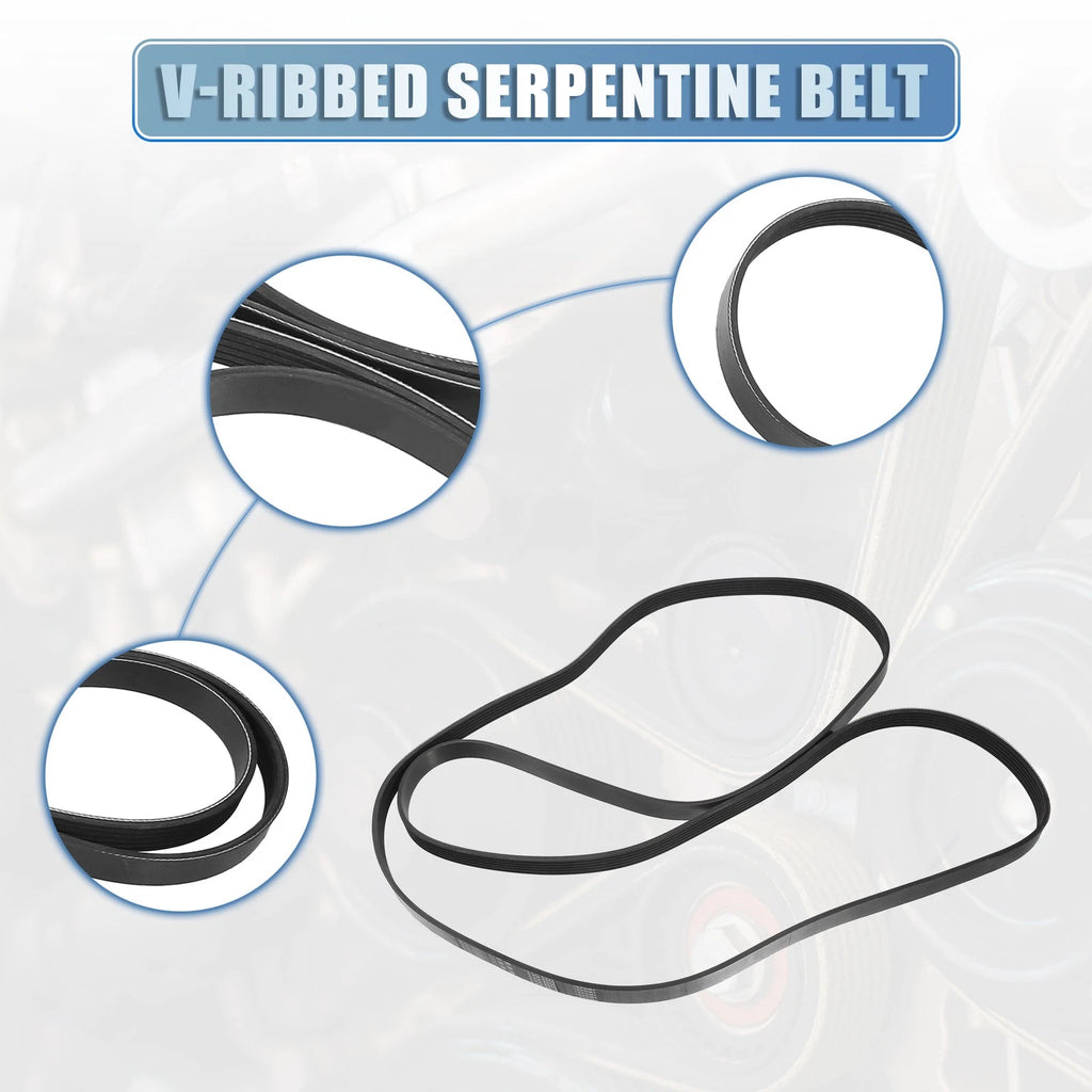 V-Ribbed Serpentine Drive Belt for Ford Mustang (2006–2010)