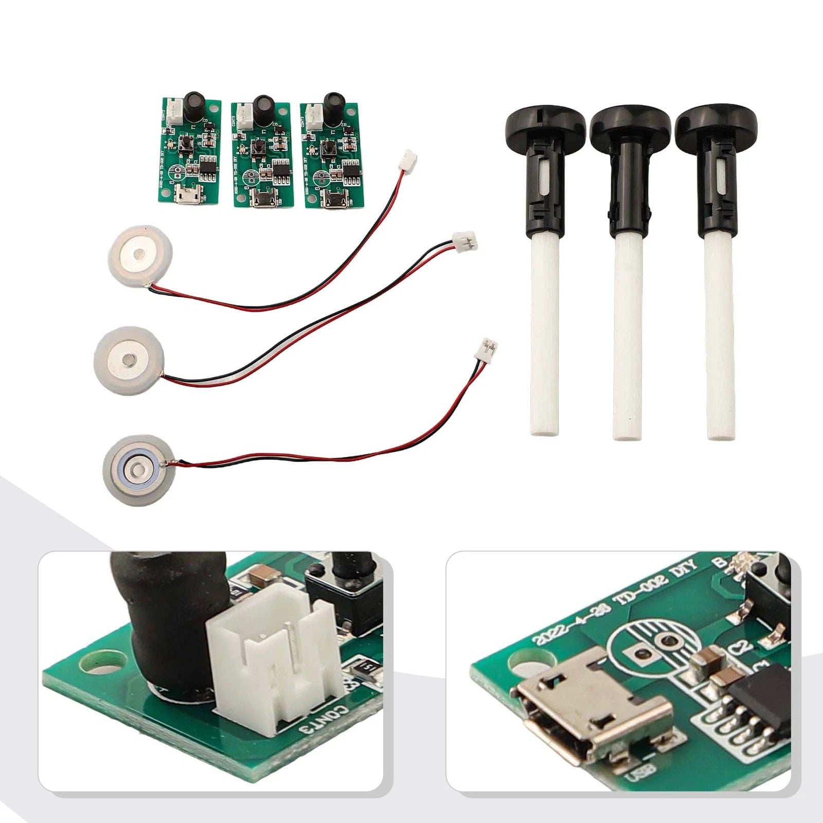 Set of 3 USB Humidifier Modules for Enhanced Performance (Waterproof)