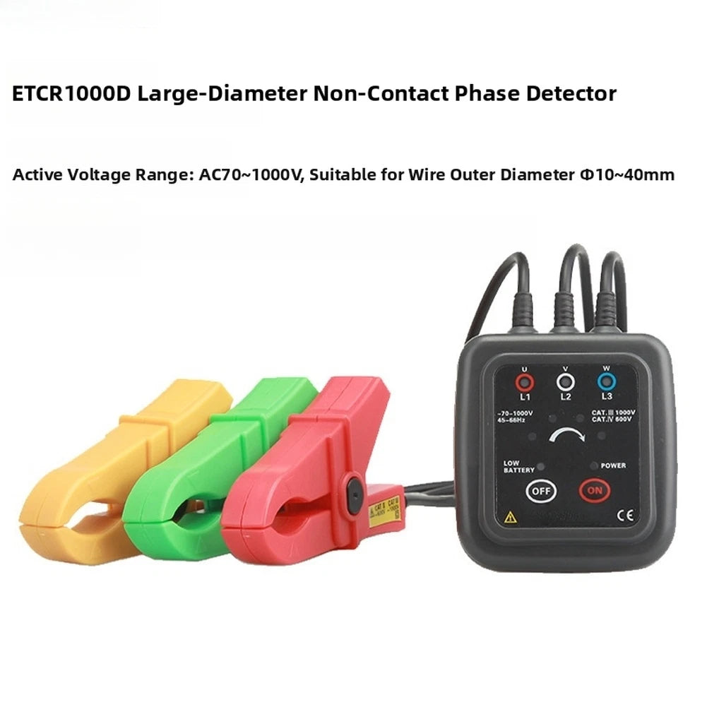 ETCR1000D Low Voltage Tester for Live Line Inspection