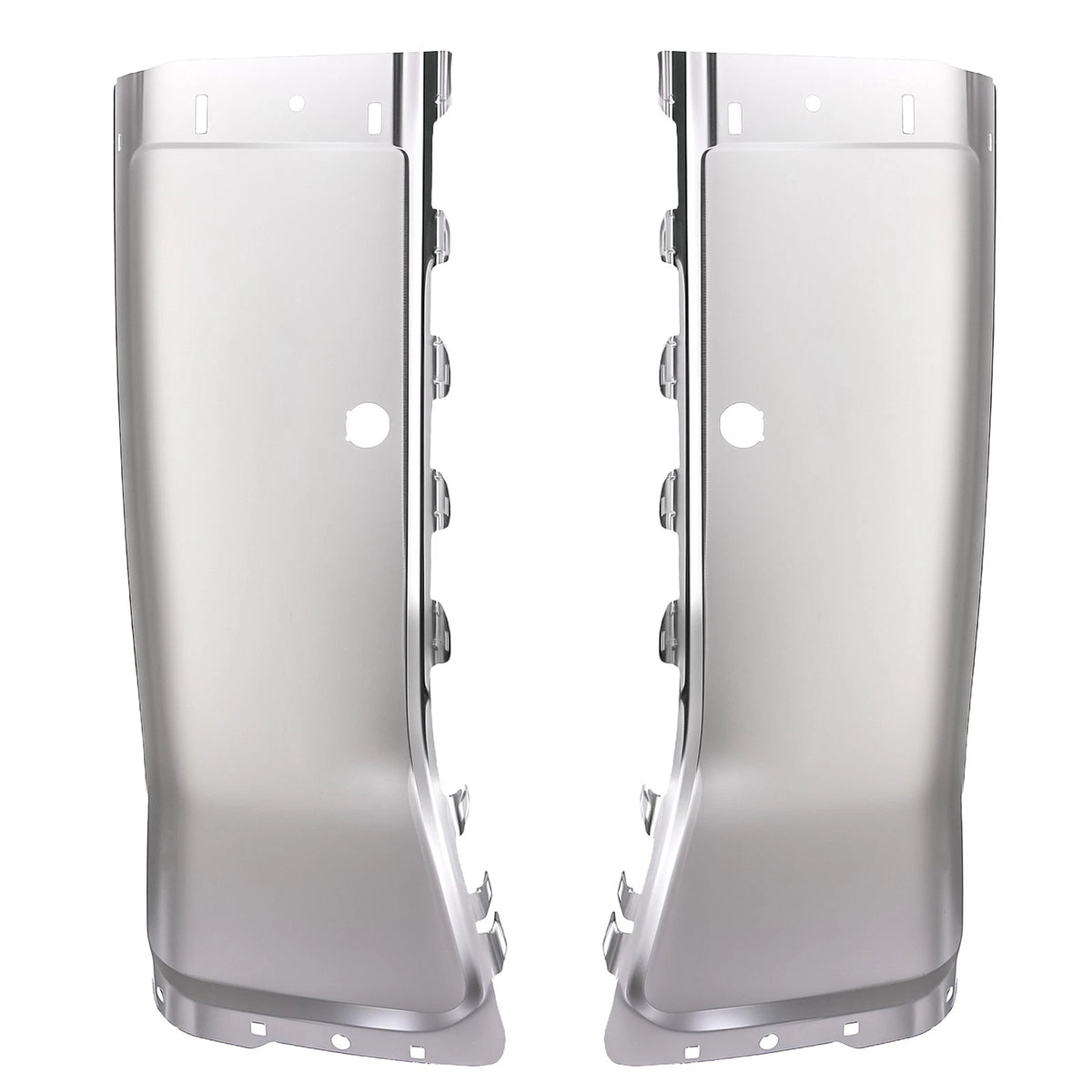 Chrome Bumper Ends for Silverado 3500 HD LTZ (2007–2014) w/Sensor