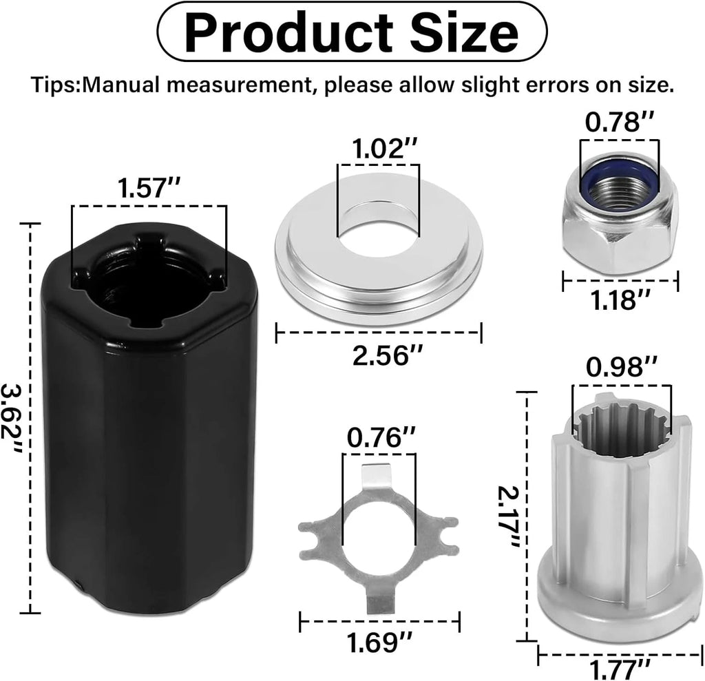 Propeller Hub Kit for Mercury MerCruiser Alpha Flo-Torq 2 II (835257K1, 835257Q1)