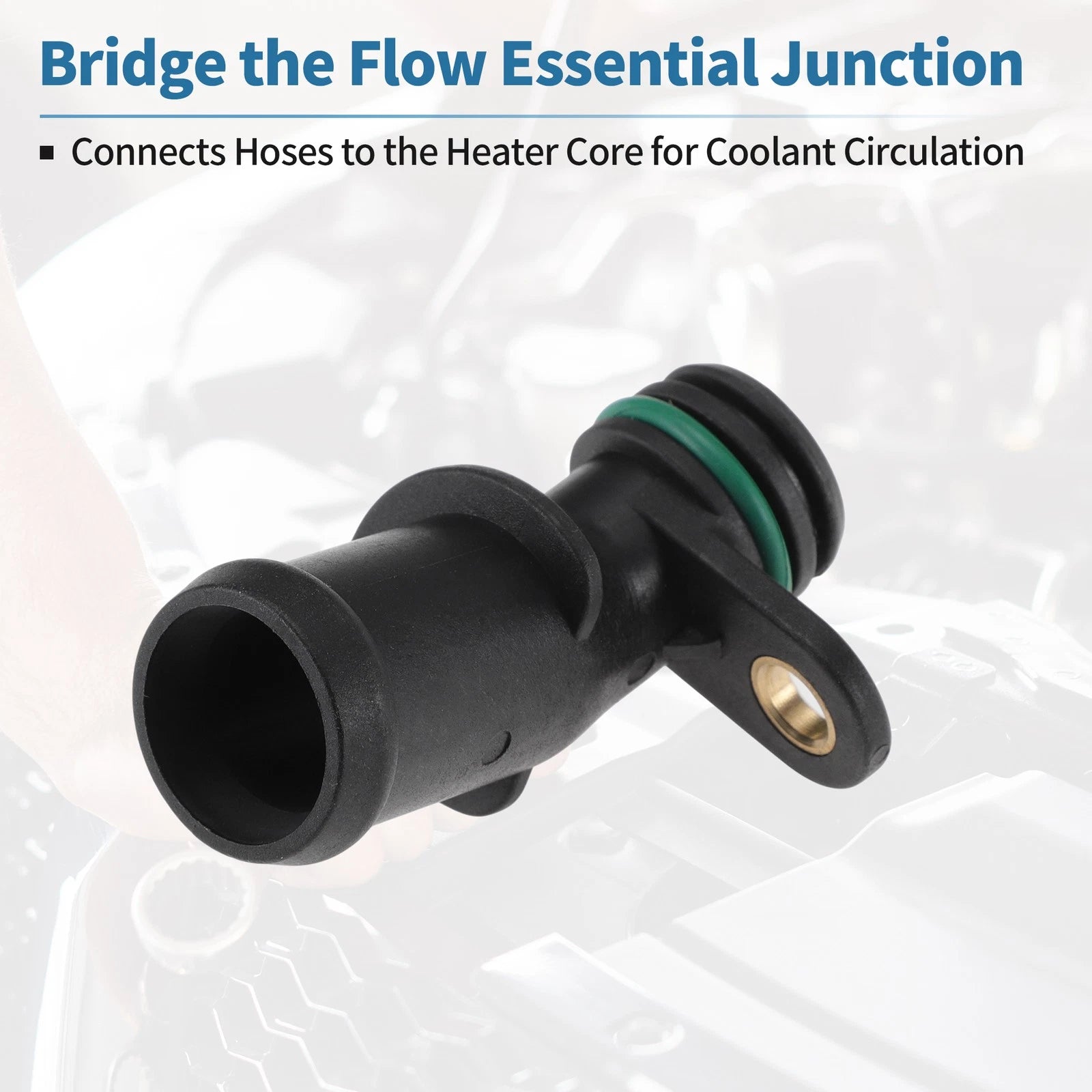 Engine Coolant Hose Connector Replacement for Volkswagen Atlas 3.6L (2018-2023)