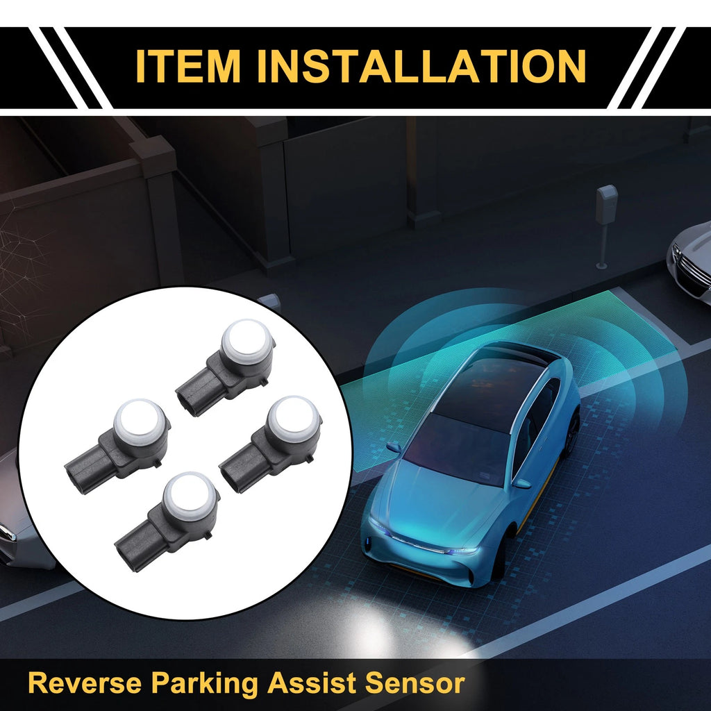 4 Pcs Bumper Reverse Parking Sensor Replacement for Chevrolet Silverado (2010–2019)