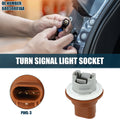 Turn Signal Light Socket 3 Pin Replacement for Dodge Grand Caravan (2011–2020)
