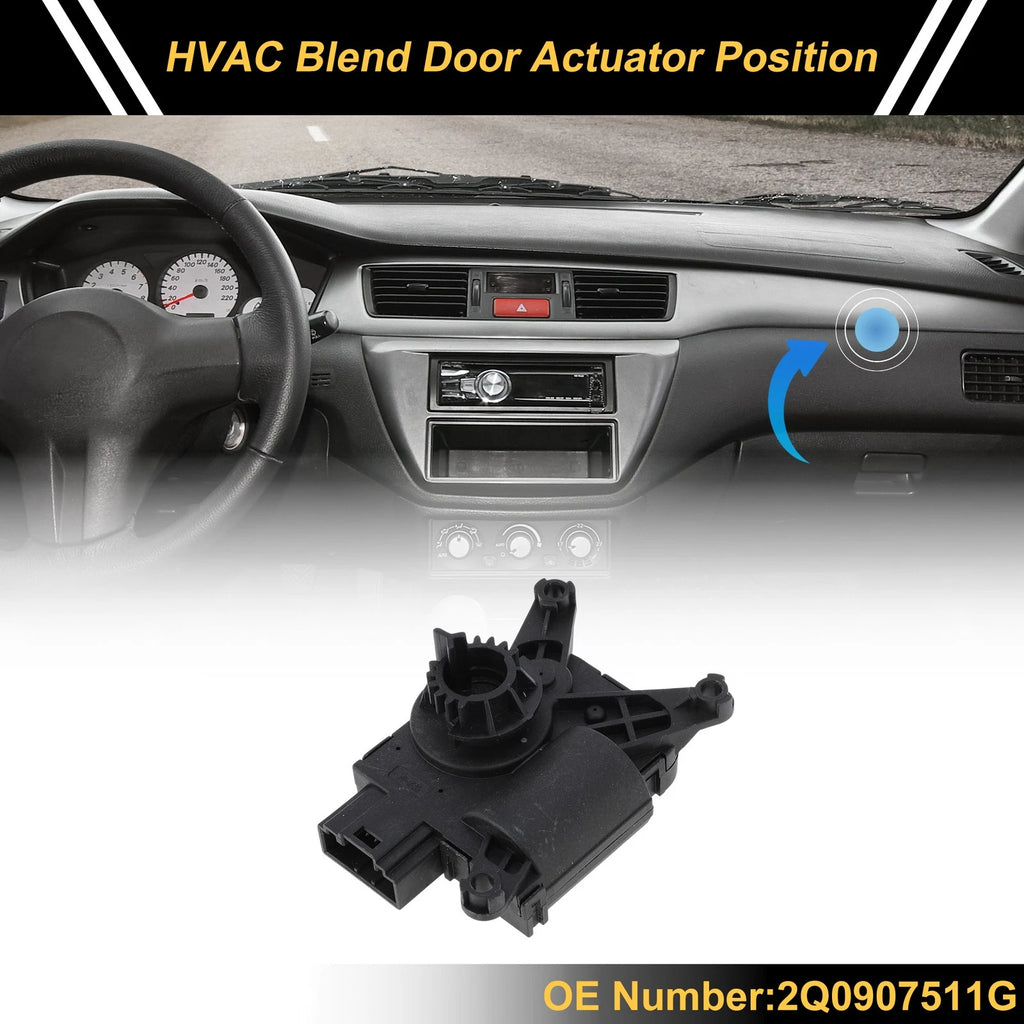 HVAC Heater Blend Door Actuator for Volkswagen Tiguan 2012–2016