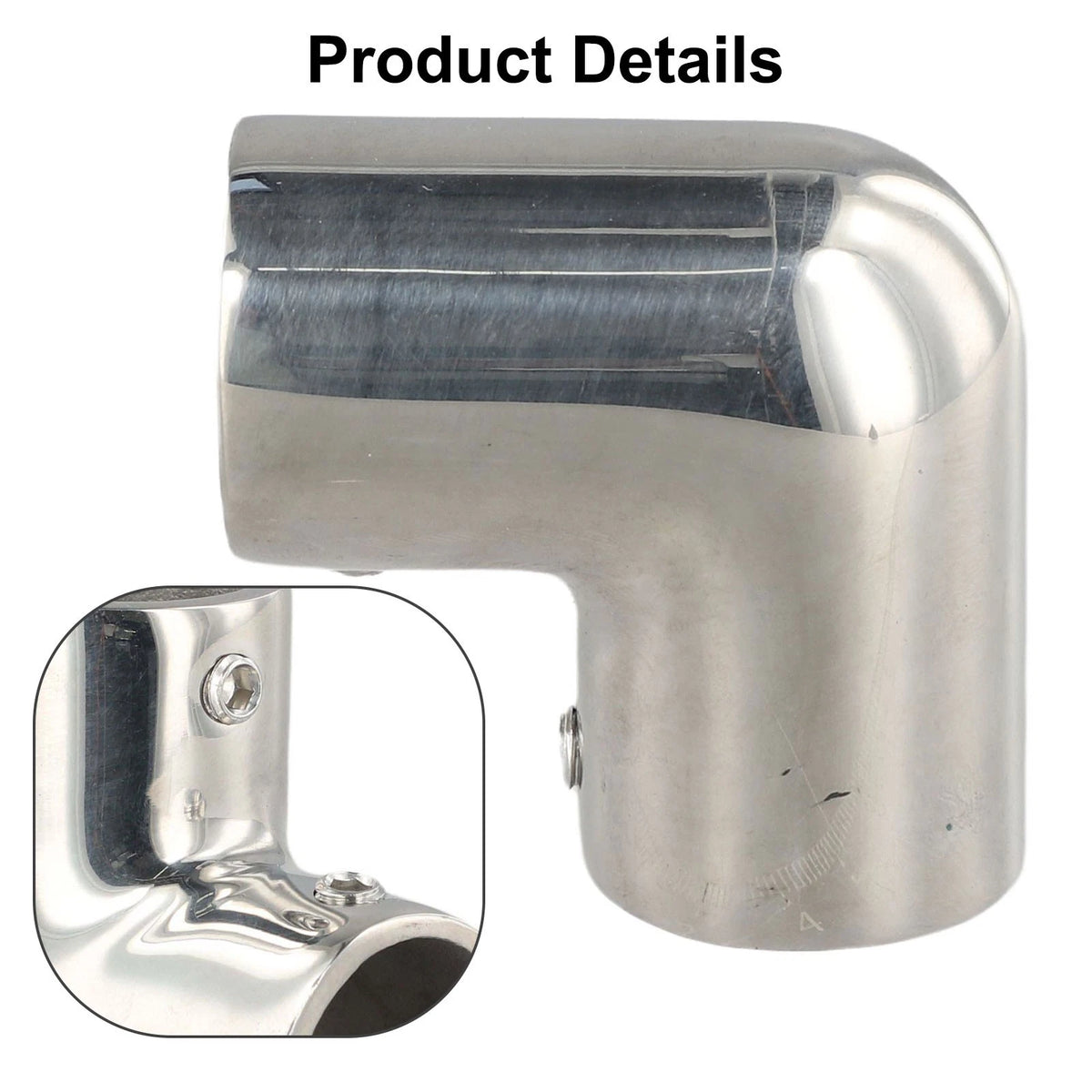 Elbow Connector for Boat Handrails 22MM 25MM 30MM Marine Stainless Steel