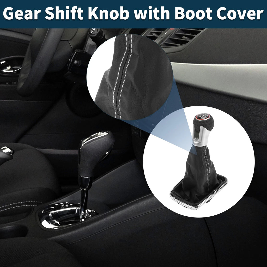 Gear Shift Knob with Cover Replacement for Volkswagen Jetta Bora (1999–2004)