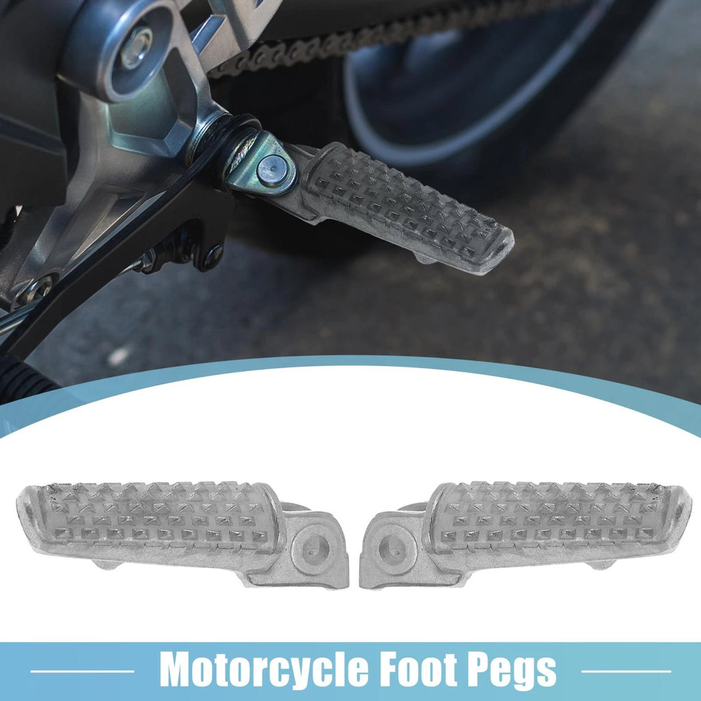 Footpegs 8mm Metal Pair Replacement for Honda Motorcycle (2000–2020)