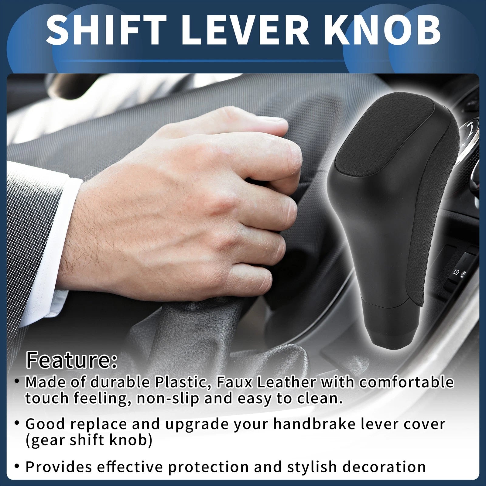 Automatic Gear Shifter Knob Replacement for Toyota 4Runner (2012–2021) Plastic
