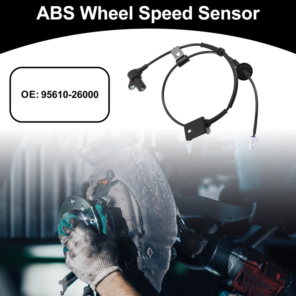 ABS Wheel Speed Sensor Front Left Replacement for Hyundai Santa Fe (2013–2018)