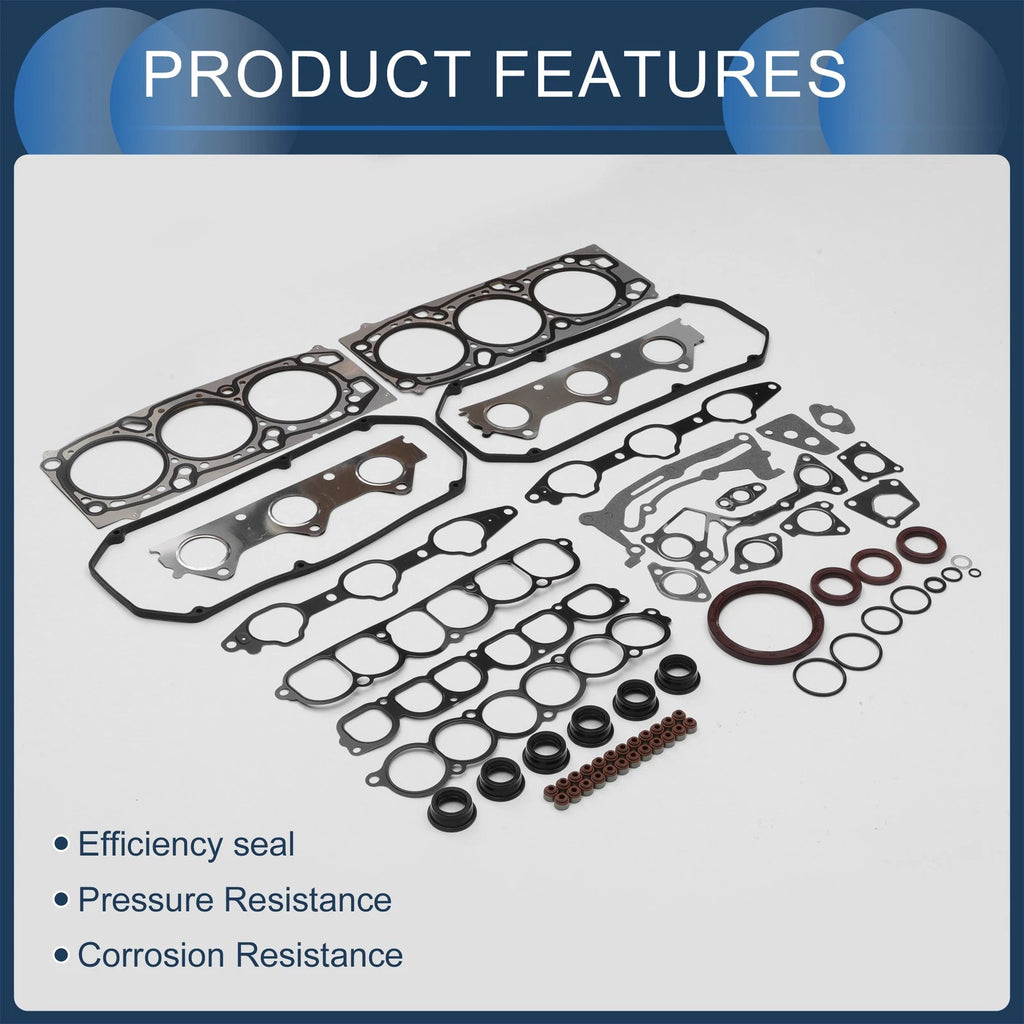 Cylinder Head Gasket Kit Replacement for Mitsubishi 6G75 6G75 (V77W) (2000–2005)