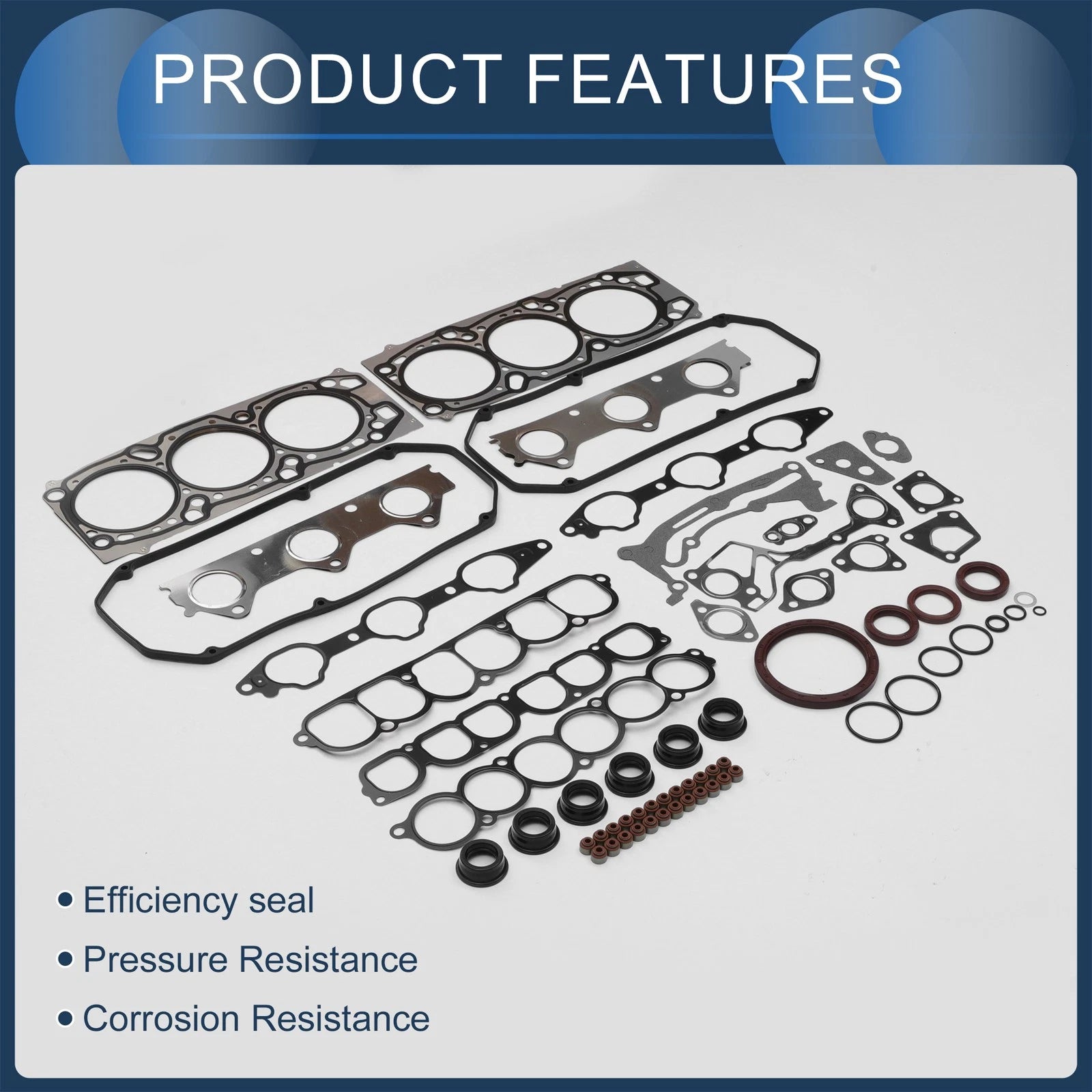 Cylinder Head Gasket Kit Replacement for Mitsubishi 6G75 6G75 (V77W) (2000–2005)