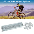 Bicycle Spokes Set 171mm Galvanized Steel for 14G Wheels