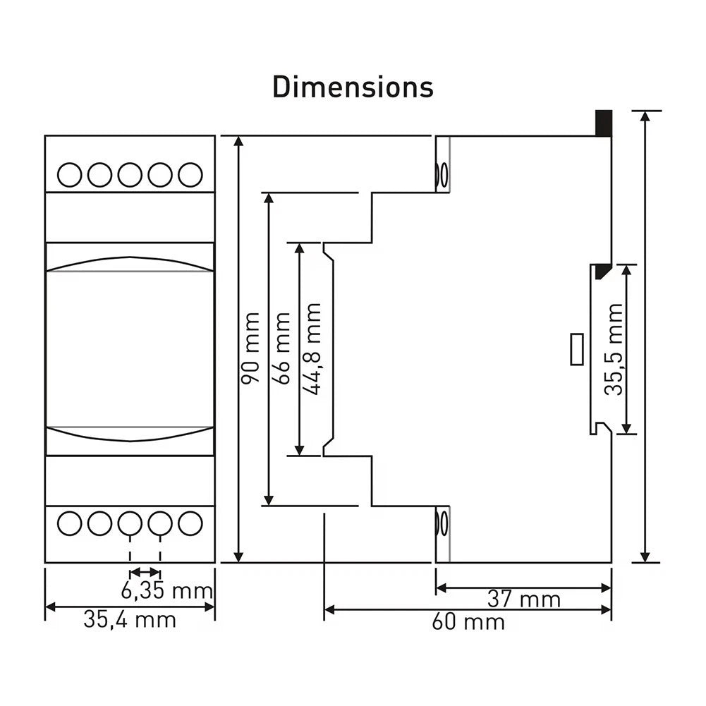 GKM11 Three Phase Relay for Adjustable Threshold & Time Delay (220VAC)