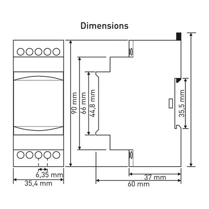 GKM11 Three Phase Relay for Adjustable Threshold & Time Delay (220VAC)