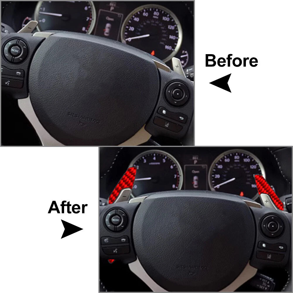 Steering Wheel Shift Paddle Extension for Lexus IS RC NX CT (2014–2021)