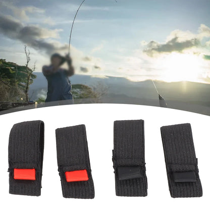 4X Elastic Fishing Spool Belt Reel Protection Band Accessory
