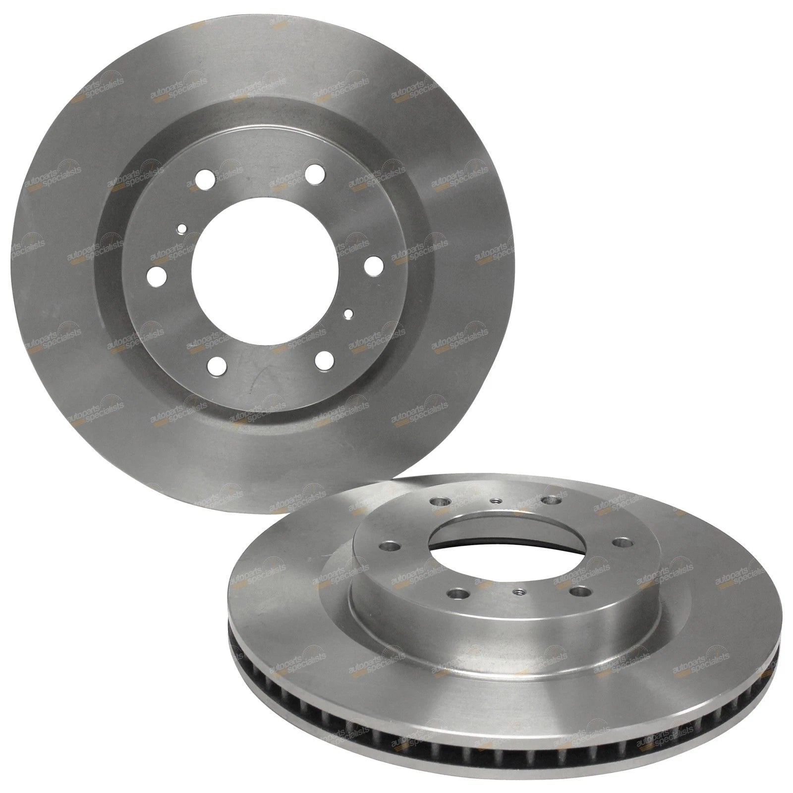 2 Front Brake Disc Rotors for Mitsubishi Pajero NS NT NW (2006–2014)