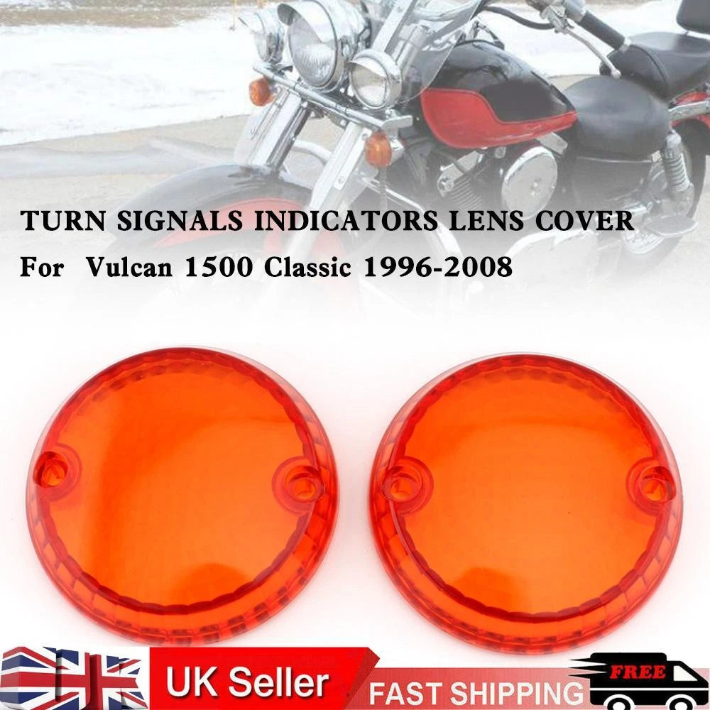 Turn Signal Lens Cover for Yamaha Kawasaki Vulcan 1500 VN (T9)