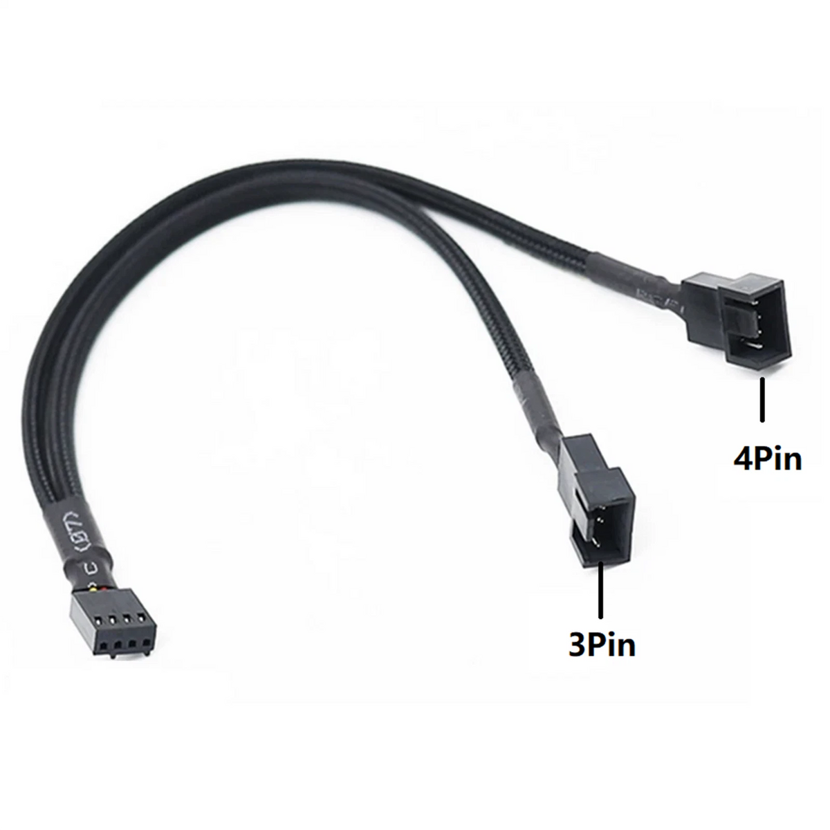 4Pin Fan Extension Splitter Cable for Universal Applications (1 to 2)