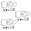 Set of 3 Carburetor Rebuild Kits for Yamaha 75-90 HP (1975–1980) 6H1-W0093-10-00