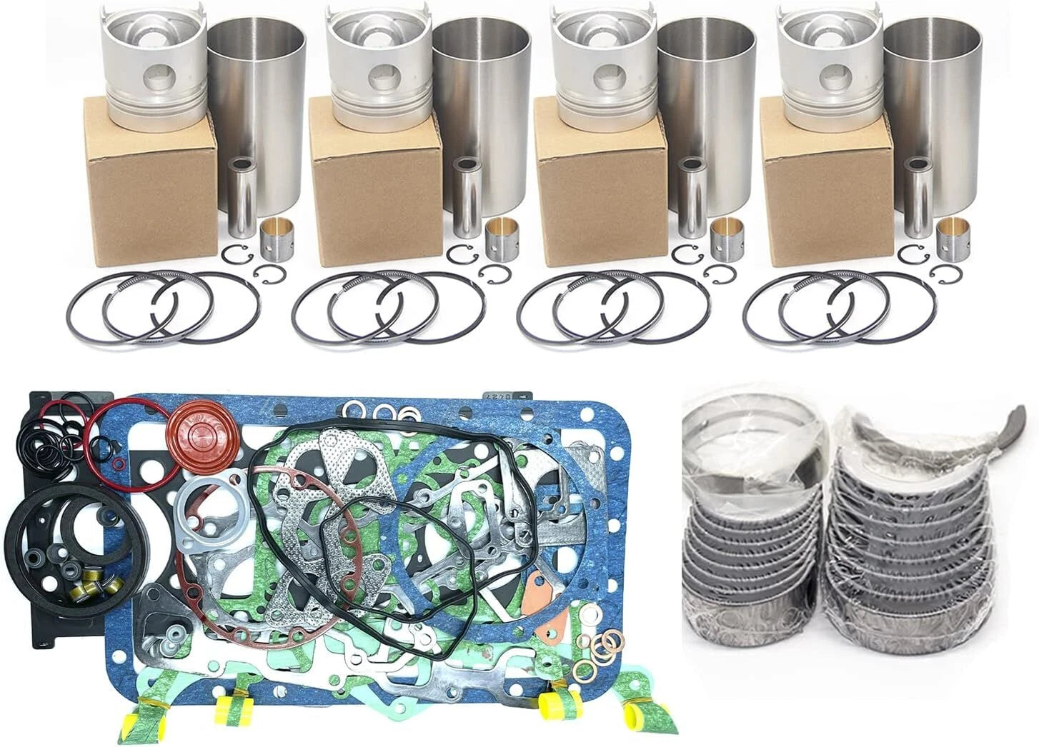 STD 4D94 Engine Overhaul Rebuild Kit for Komatsu D20 D21 (Year Range)