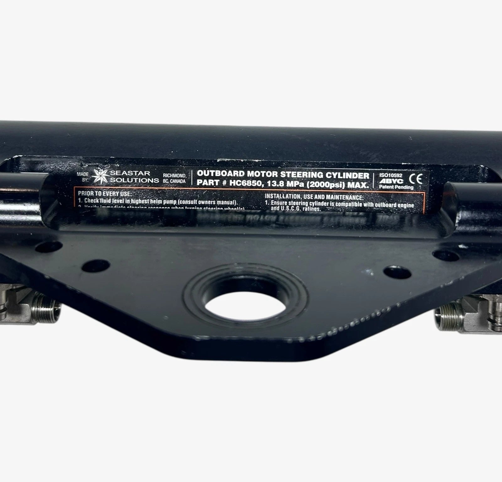 SeaStar Solutions HC6860 Hydraulic Steering Cylinder for Outboard (2000 PSI)