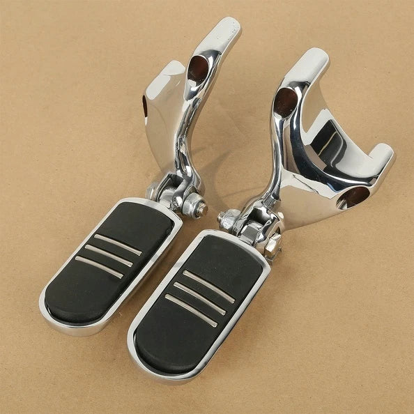 Chrome Passenger Footpeg Bracket for Harley Sportster 883 1200 (2004–2013)