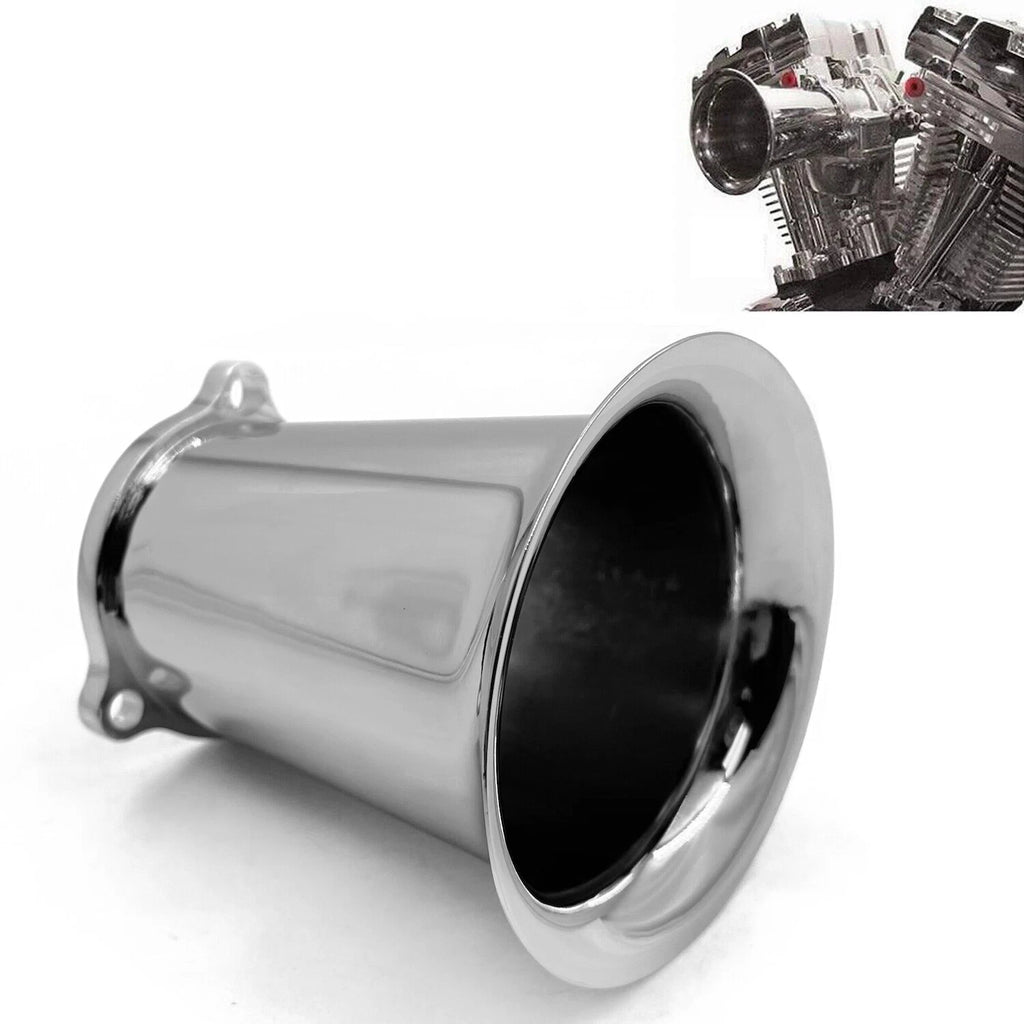 Chrome Billet Velocity Stack Air Intake Cleaner for Harley CV Carb