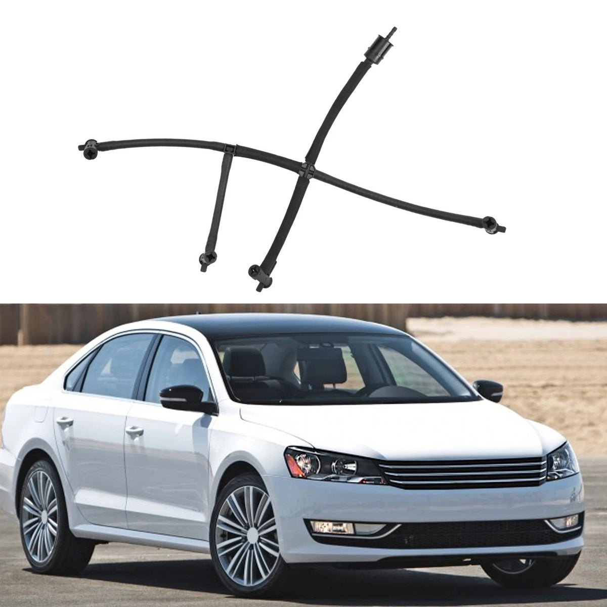 Fuel Injector Return Line Leak Off Pipe for Transporter T5 T6 (2003–2019) 03L130235AJ