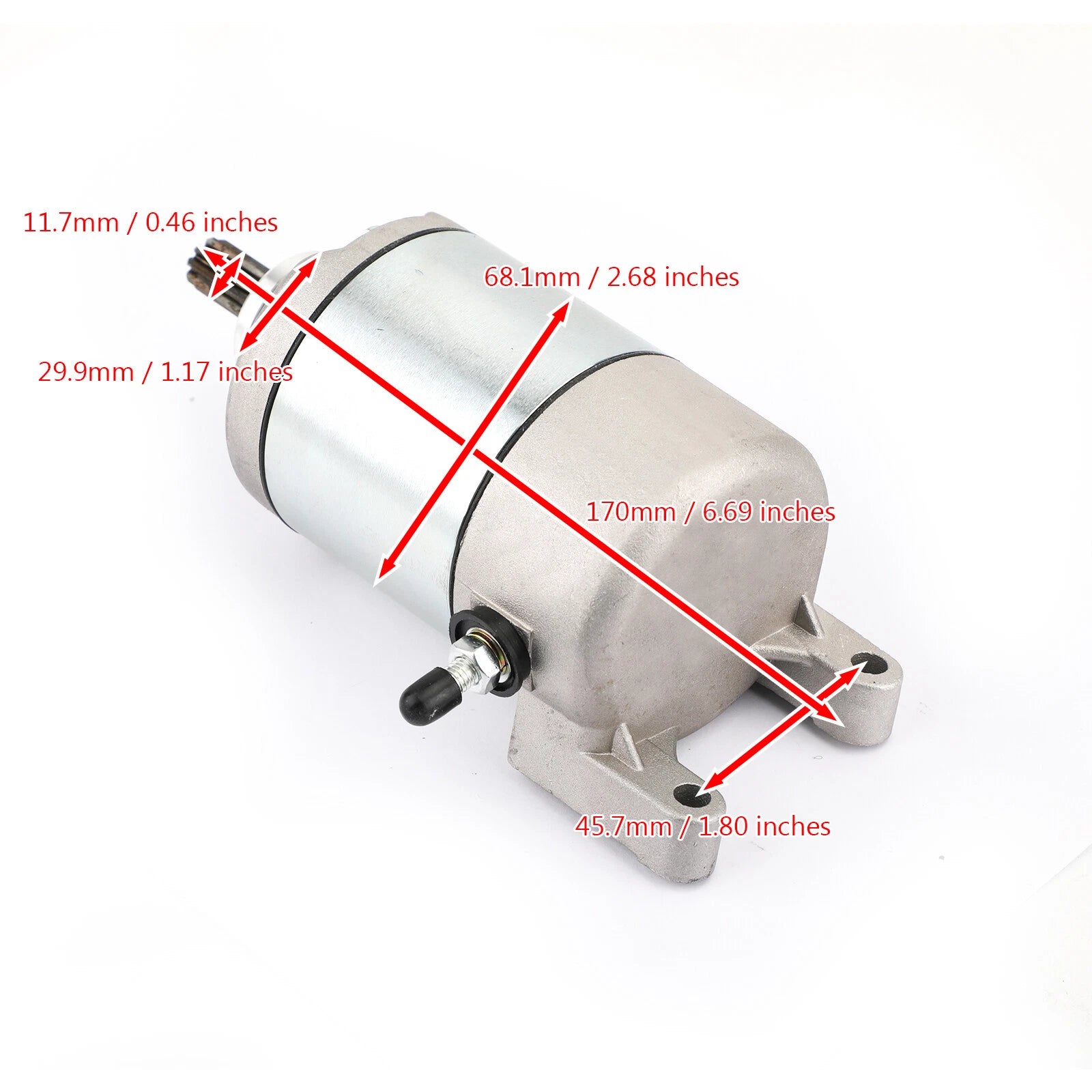 Starter for Honda CBX250 NX250 XR250 XL250 AX-1 (1988–2009)