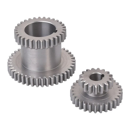 Sliding and Fixed Metal Gears for Mini Lathe 7x12 7x14