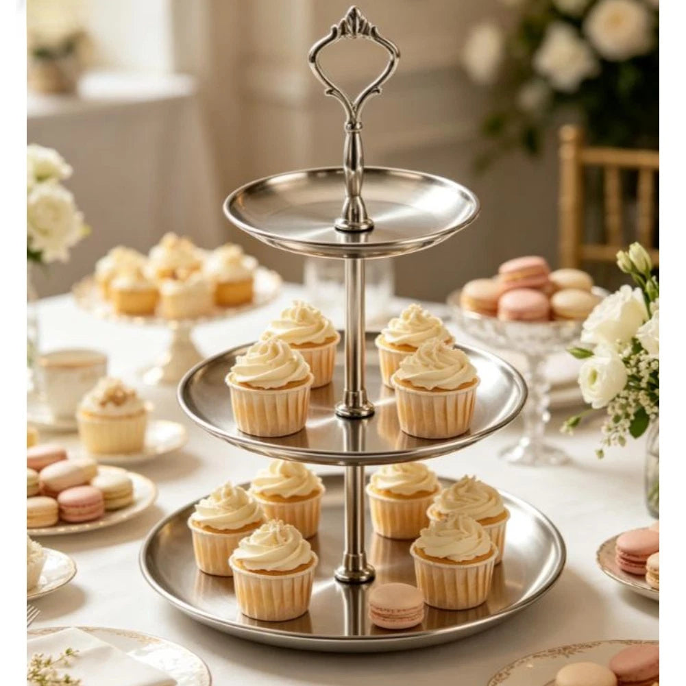 3 Layer Dessert Rack for Wedding Birthday Gatherings