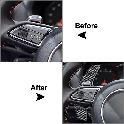 Steering Wheel Shift Paddle Extension for Audi S3 S5 S6 RS3 RS4 RS6 RS7 (2013–2020)
