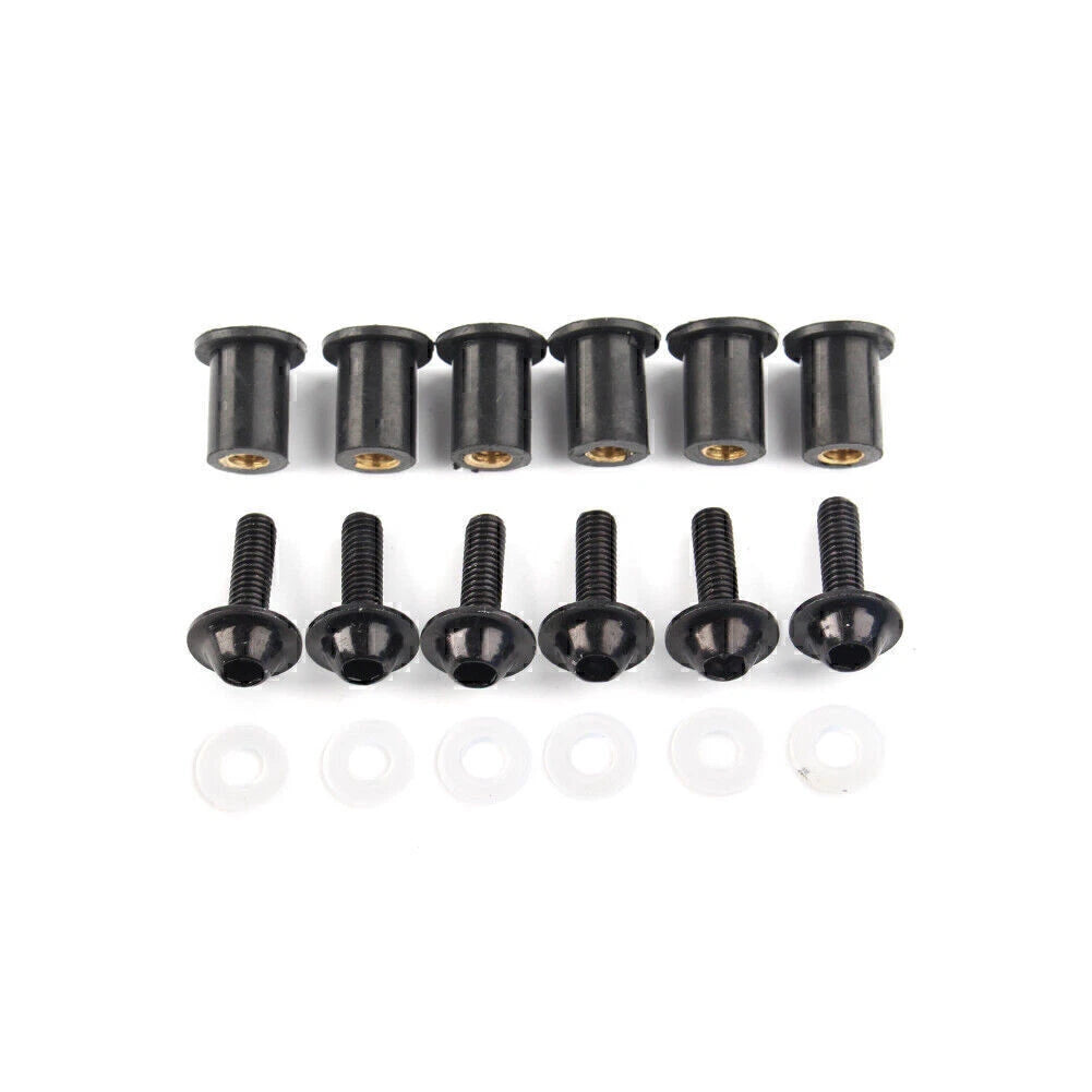 Windscreen Fixing Kit Black Bolts for Honda CBR250 300 650 900 (2011–2023)