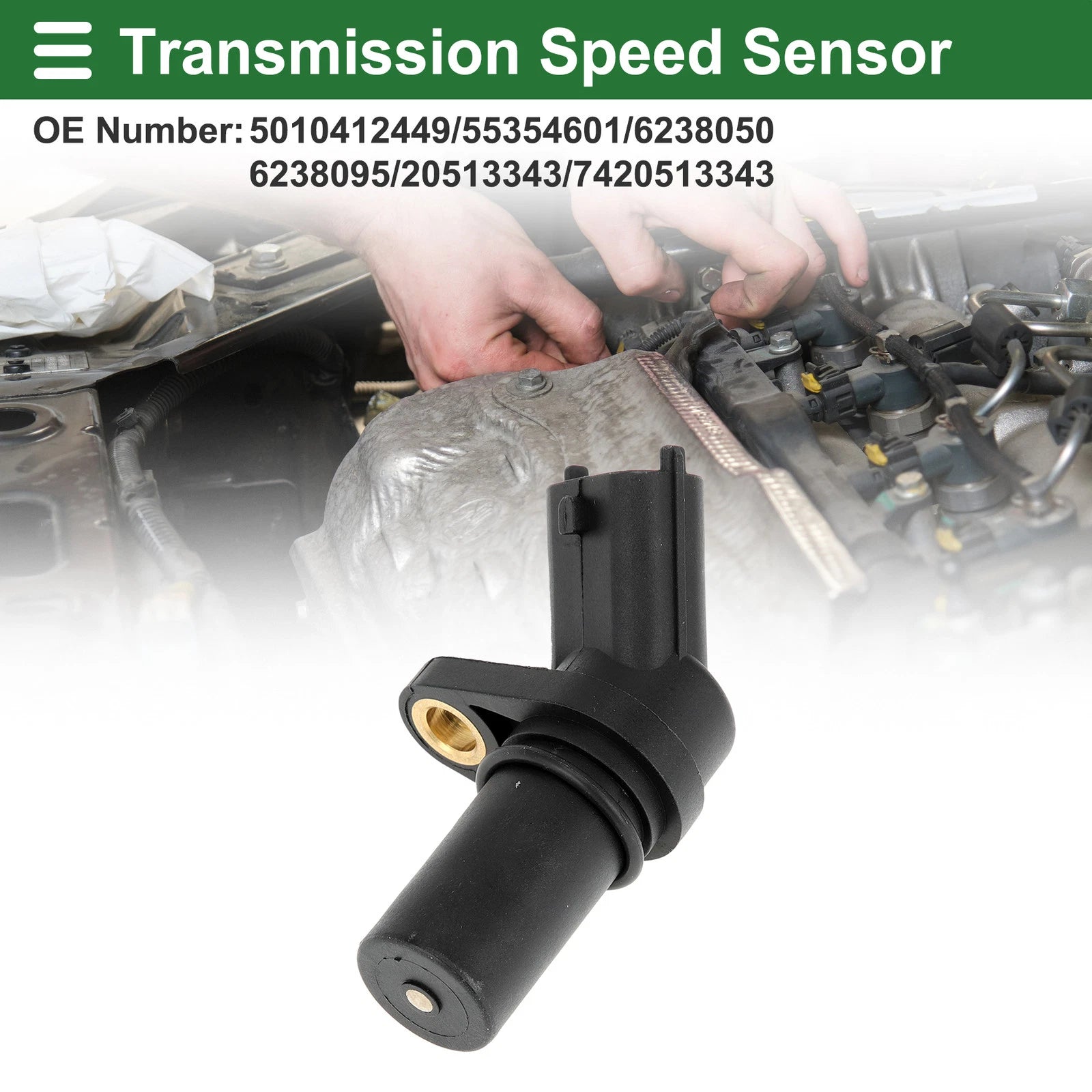 1 Pc Transmission Speed Sensor No.5010412449 for Opel Corsa B (1998–2000)