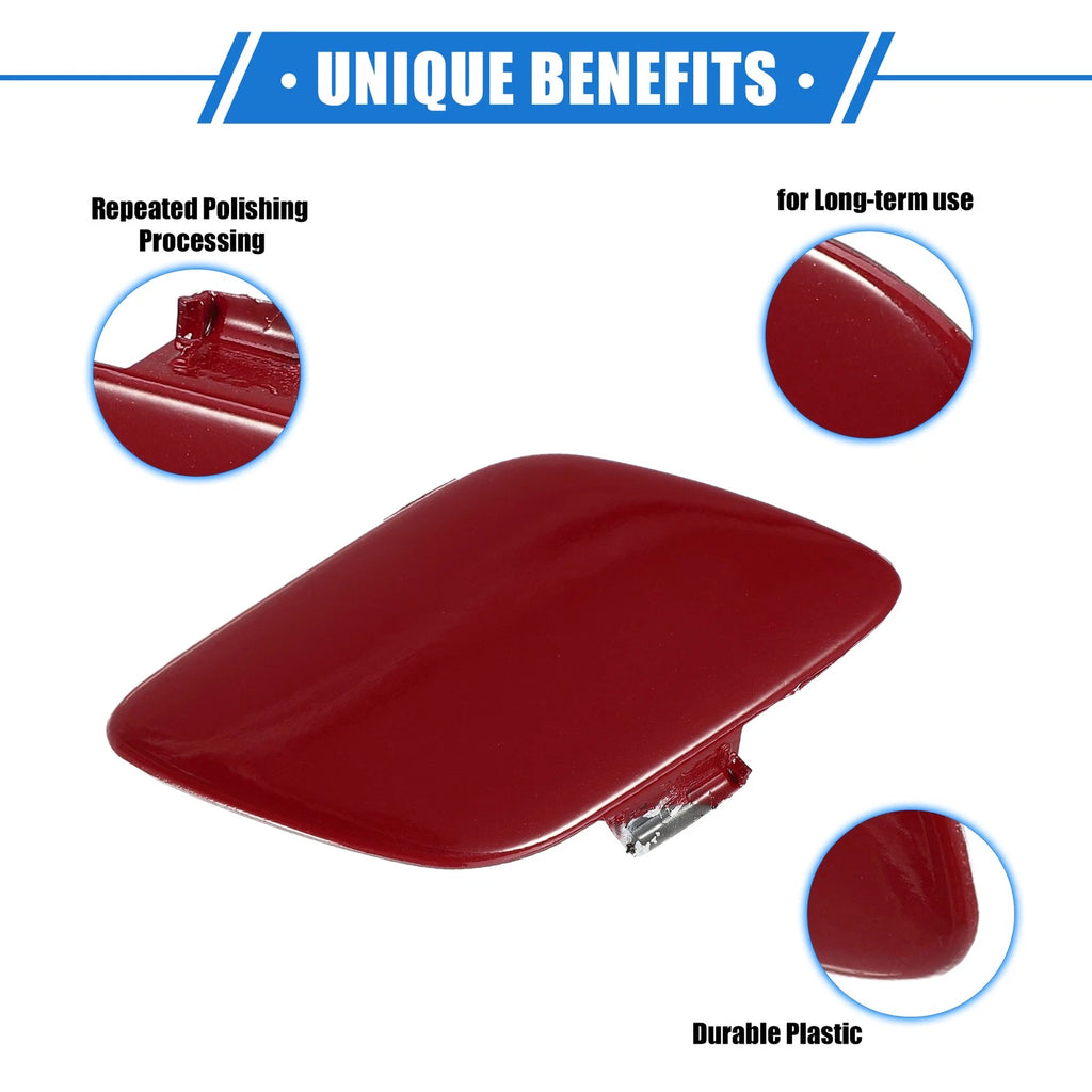 Tow Hook Eye Hole Cover Cap for BMW E92 E93 (2007–2010) Red Front Right