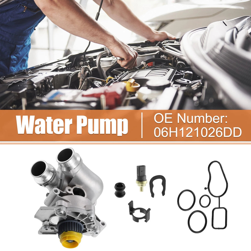 Electric Engine Water Pump Assembly Replacement Set for Audi A3 (2004–2015)