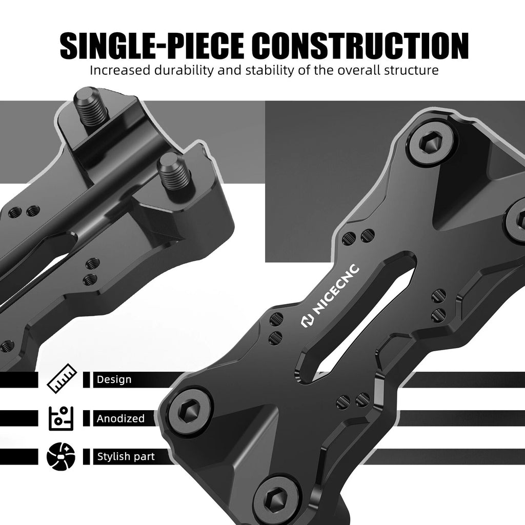 Handlebar Top Clamp with AMPS Pattern for Yamaha Tenere 700 (2019–2024)